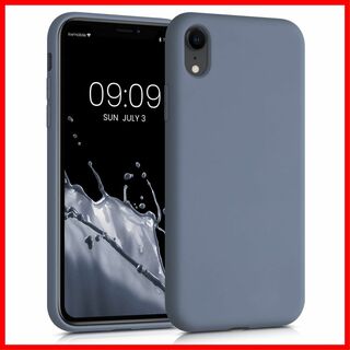 【色:ブルーグレー】kwmobile スマホケース 対応: Apple iPho(その他)