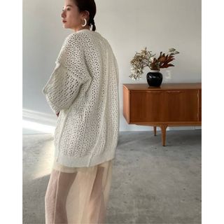 クラネ(CLANE)のCLANE LACE BULLKY KNIT サマーニット(ニット/セーター)