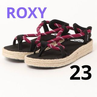 Roxy - 新品 タグ付き♥️ ROXY  ロキシー サンダル 23 パープル スポサン