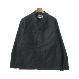 CDG シーディージー カバーオール L 黒 【古着】【中古】(カバーオール)