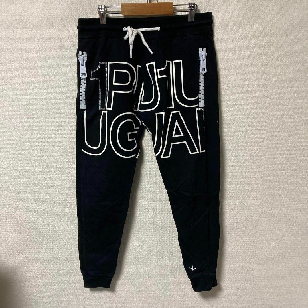 1PIU1UGUALE3 RELAX スウェット　パンツ　ブラック　黒　S メンズのパンツ(その他)の商品写真
