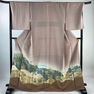 色留袖 身丈167.5cm 裄丈69.5cm 正絹 美品 優品 【中古】(着物)