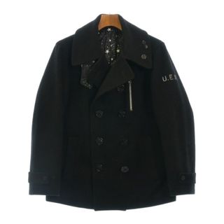 uniform experiment - uniform experiment ピーコート 1(S位) 黒 【古着】【中古】