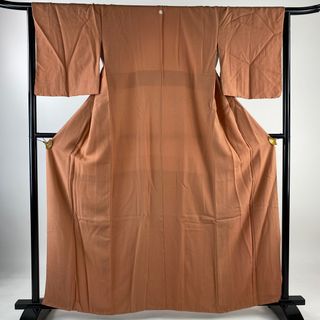 色無地 身丈150.5cm 裄丈66cm 正絹 優品 【中古】(着物)