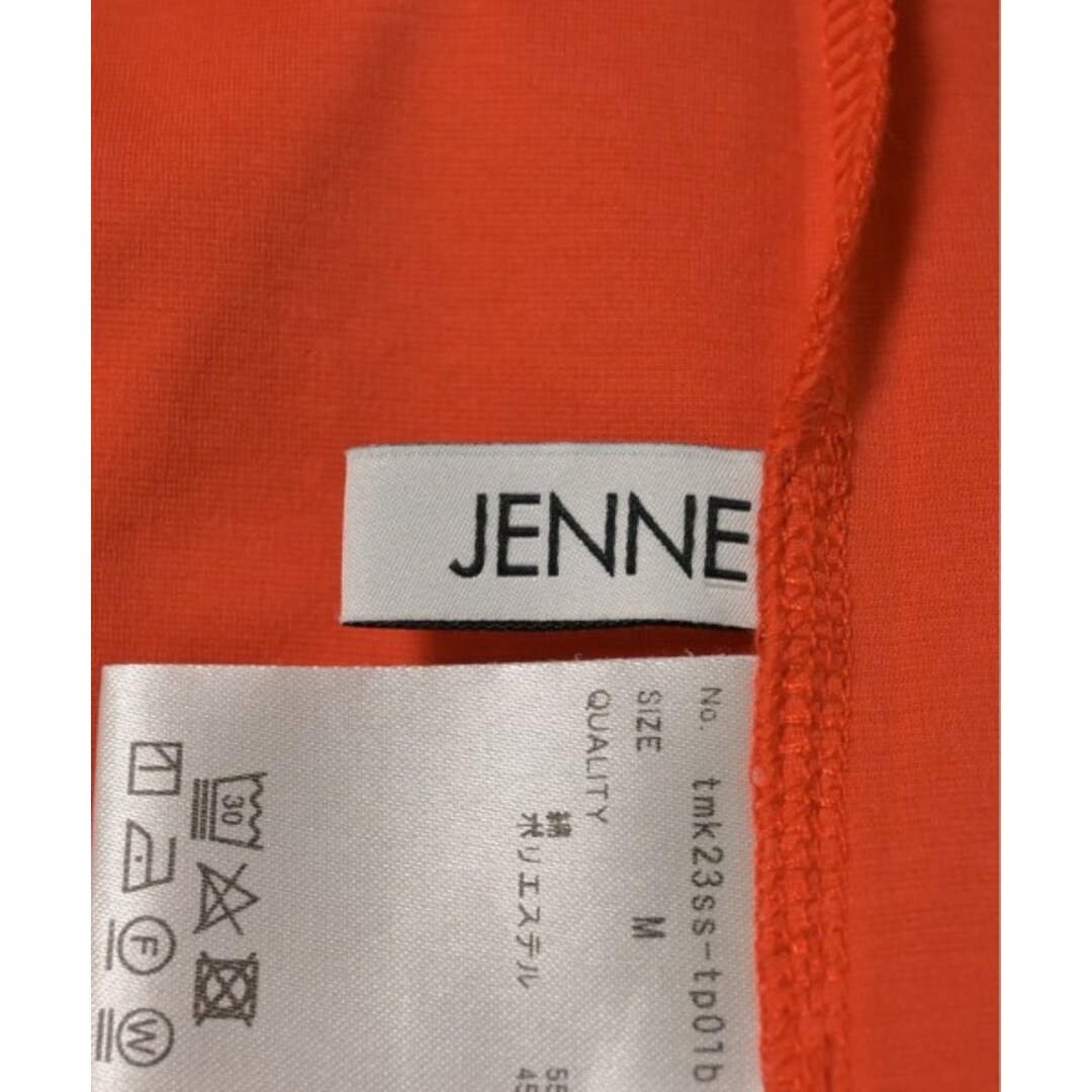 JENNE ジェンヌ Tシャツ・カットソー M 赤 【古着】【中古】 レディースのトップス(カットソー(半袖/袖なし))の商品写真