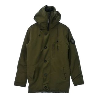 カナダグース(CANADA GOOSE)のCANADA GOOSE ダウンジャケット/ダウンベスト M カーキ 【古着】【中古】(ダウンジャケット)