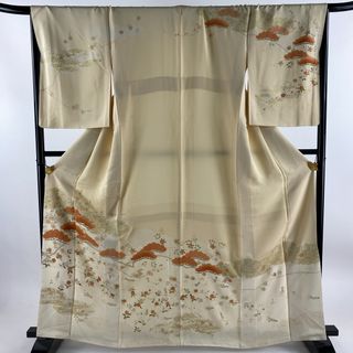 訪問着 身丈162.5cm 裄丈66cm 正絹 秀品 【中古】(着物)