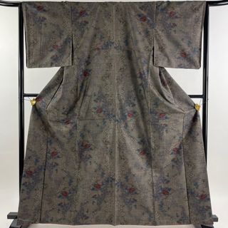 紬 身丈165cm 裄丈65.5cm 正絹 美品 秀品 【中古】(着物)