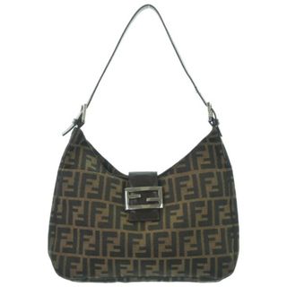 フェンディ(FENDI)のFENDI フェンディ ハンドバッグ - 茶(総柄) 【古着】【中古】(ハンドバッグ)