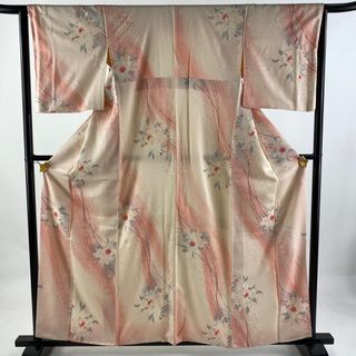 小紋 身丈160cm 裄丈64cm 正絹 美品 優品 【中古】(着物)