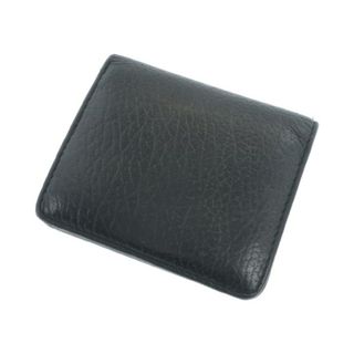 Maison Margiela メゾンマルジェラ 財布・コインケース - 黒 【古着】【中古】(折り財布)