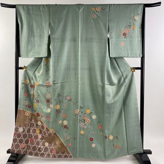 訪問着 身丈163.5cm 裄丈66cm 正絹 美品 名品 【中古】(着物)