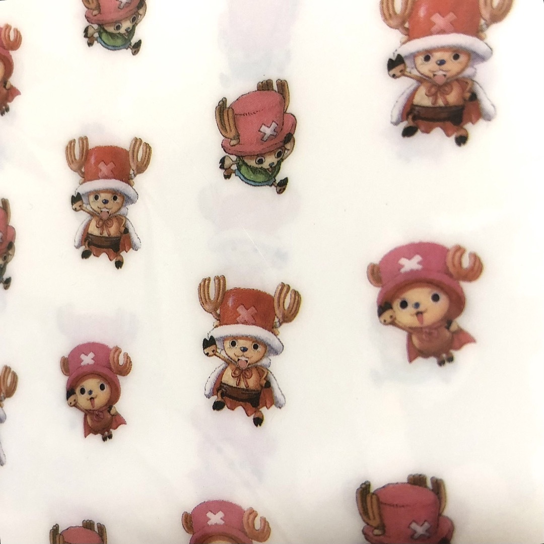 ONE PIECE(ワンピース)のワンピース クリアファイル ジッパーパック チョッパー ルフィ 非売品 匿名配送 エンタメ/ホビーのアニメグッズ(クリアファイル)の商品写真