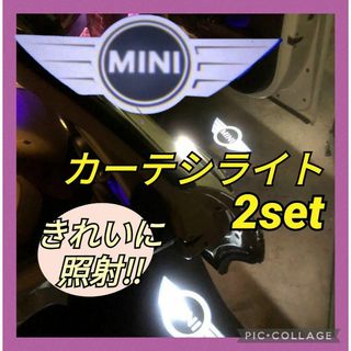 MINI ウェルカムカーテシライト エンブレム　2個 ミニクーパー　ミニ　➇