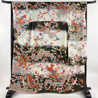 振袖 身丈164cm 裄丈66cm 正絹 優品 【中古】(着物)