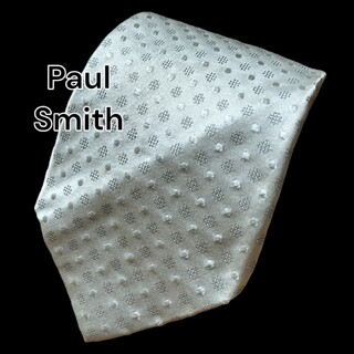 ポールスミス(Paul Smith)の【Paul Smith】ポールスミス　ライトピンク系　ドット柄　日本製(ネクタイ)
