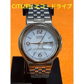 シチズン(CITIZEN)のシチズン CITIZEN エコ・ドライブ ソーラー 人気のメタルバンド 腕時計♪(腕時計(アナログ))