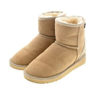 アグ(UGG)のUGG アグ ブーツ -(22cm位) ベージュ 【古着】【中古】(ブーツ)