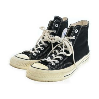 コンバース(CONVERSE)のCONVERSE コンバース スニーカー 26cm 黒 【古着】【中古】(スニーカー)