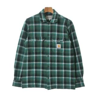 カーハート(carhartt)のCarhartt カーハート カジュアルシャツ S 緑x黒x白(チェック) 【古着】【中古】(シャツ)