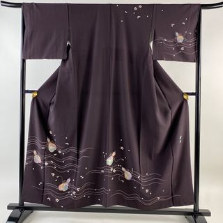 訪問着 身丈156cm 裄丈65cm 正絹 名品 【中古】(着物)