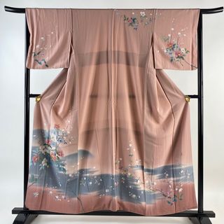 訪問着 身丈156.5cm 裄丈64.5cm 正絹 名品 【中古】(着物)