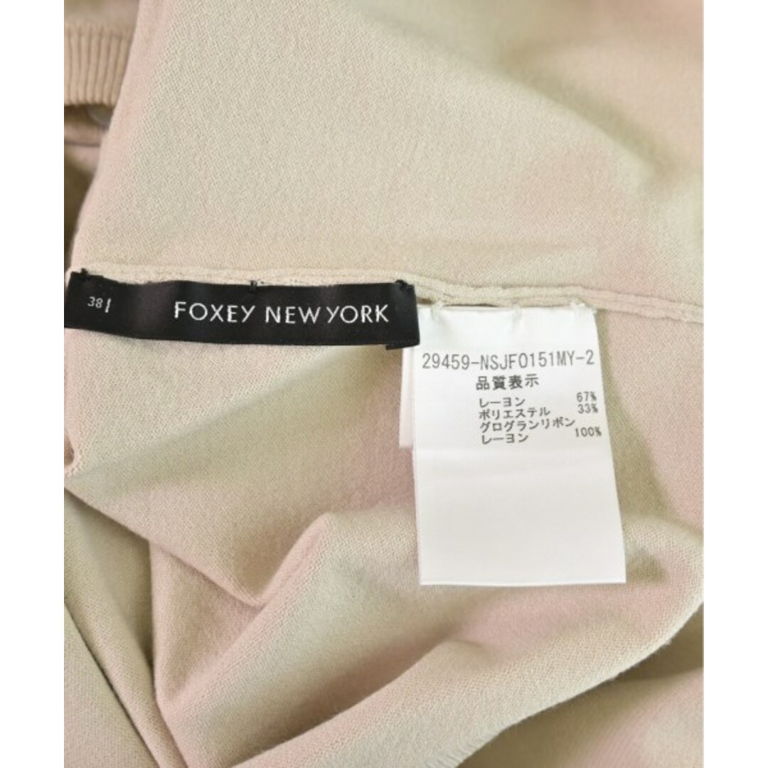 FOXEY NEW YORK(フォクシーニューヨーク)のFOXEY NEWYORK カーディガン 38(S位) ベージュ 【古着】【中古】 レディースのトップス(カーディガン)の商品写真