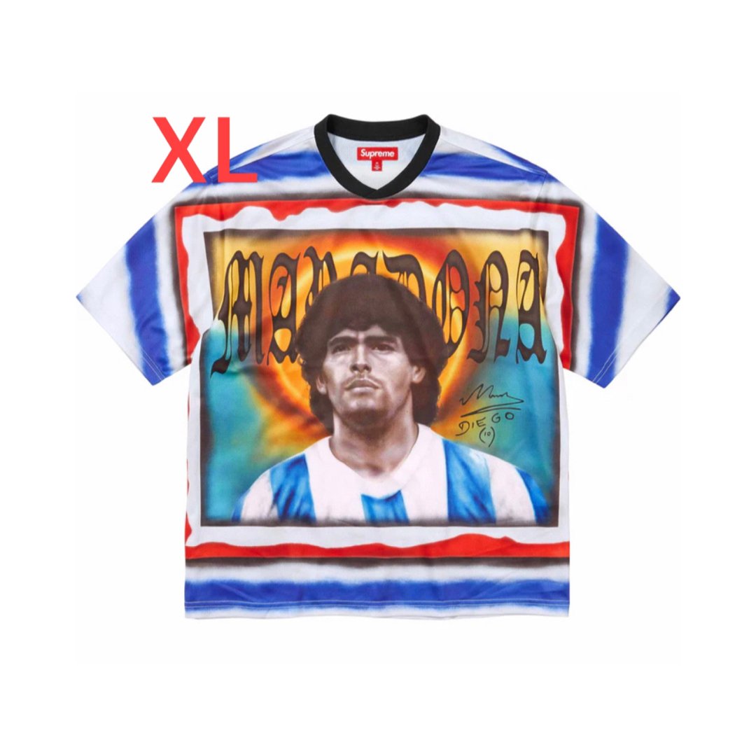 Supreme(シュプリーム)のsupreme Maradona Soccer Jersey   メンズのトップス(Tシャツ/カットソー(半袖/袖なし))の商品写真