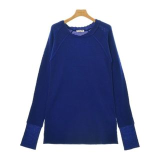 通販 送料無料  AALTO 【古着 青 34(XXS位) ニット・セーター アールト AALTO - ニット+セーター