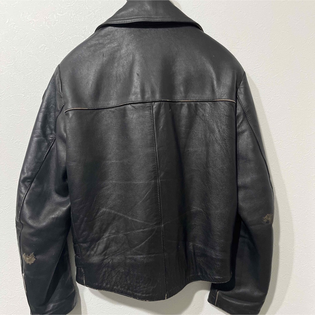 Lewis Leathers(ルイスレザー)の70s Kett Leathers Mサイズ　ライダースジャケット メンズのジャケット/アウター(ライダースジャケット)の商品写真