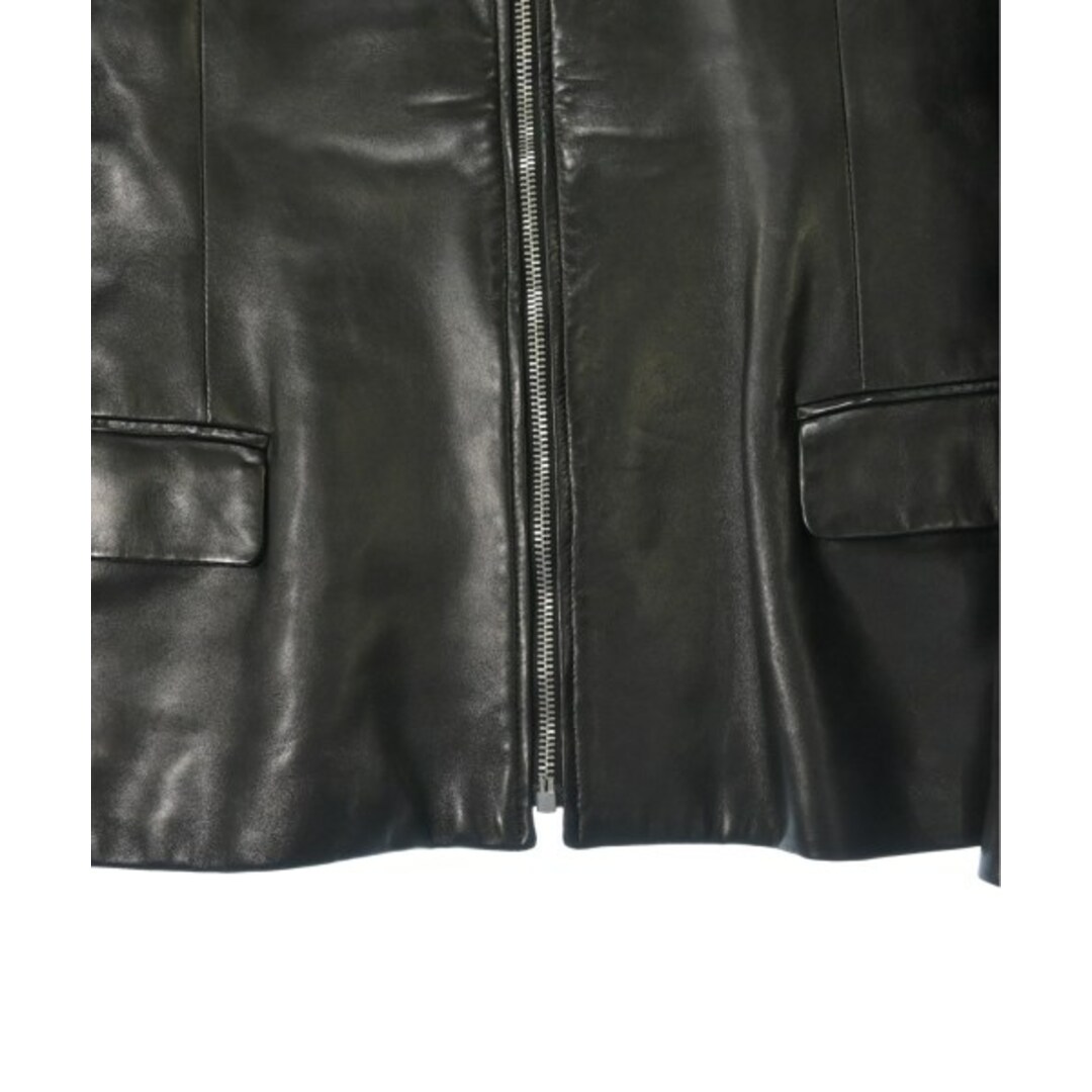 SAINT LAURENT PARIS ライダース 48(L位) 黒 【古着】【中古】 メンズのジャケット/アウター(ライダースジャケット)の商品写真