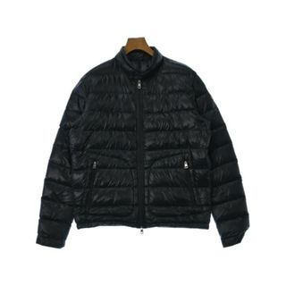 モンクレール(MONCLER)のMONCLER モンクレール ダウンジャケット/ダウンベスト -(XL位) 黒 【古着】【中古】(ダウンジャケット)