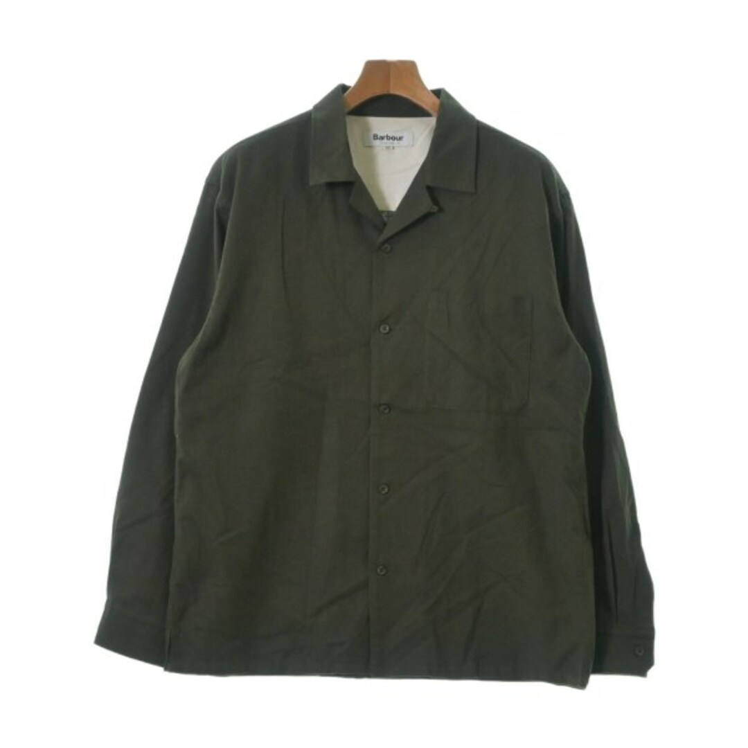 Barbour(バーブァー)のBarbour バブアー カジュアルシャツ 38(S位) カーキ 【古着】【中古】 メンズのトップス(シャツ)の商品写真