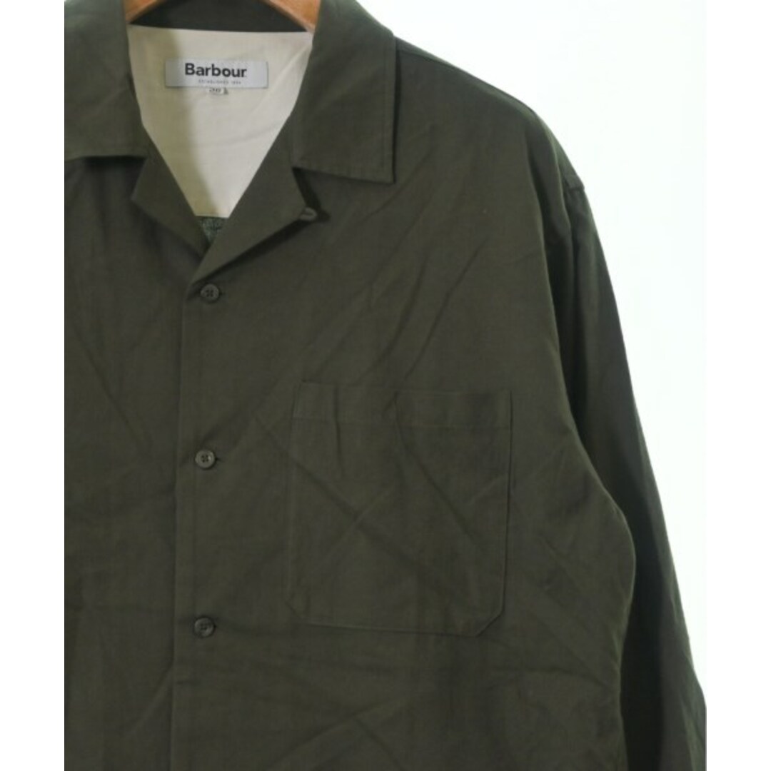 Barbour(バーブァー)のBarbour バブアー カジュアルシャツ 38(S位) カーキ 【古着】【中古】 メンズのトップス(シャツ)の商品写真