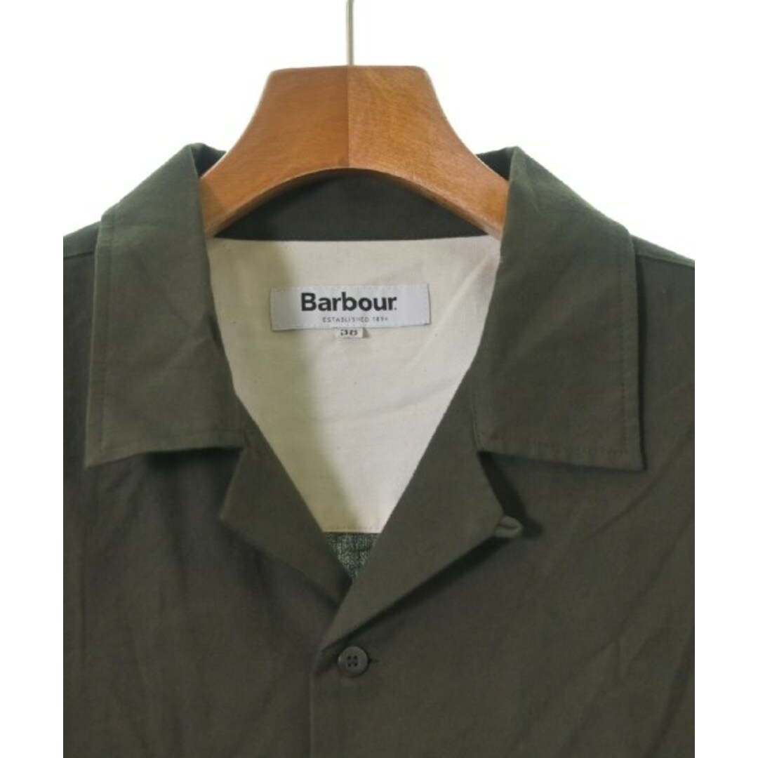 Barbour(バーブァー)のBarbour バブアー カジュアルシャツ 38(S位) カーキ 【古着】【中古】 メンズのトップス(シャツ)の商品写真