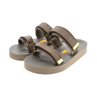 スイコック(suicoke)のSuicoke スイコック サンダル 23cm 茶系 【古着】【中古】(サンダル)