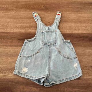 ZARA KIDS - 【美品】ZARA ザラキッズ　サロペット　ショートパンツ　110