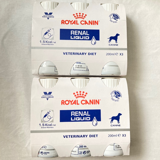 ロイヤルカナン(ROYAL CANIN)のベテリナリーダイエット 犬用 腎臓サポート リキッド 200ml 3本 × 2(犬)