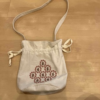 サマンサモスモス(SM2)の新品　ムーミン✖️sm2コラボ刺繍巾着バッグ(ショルダーバッグ)