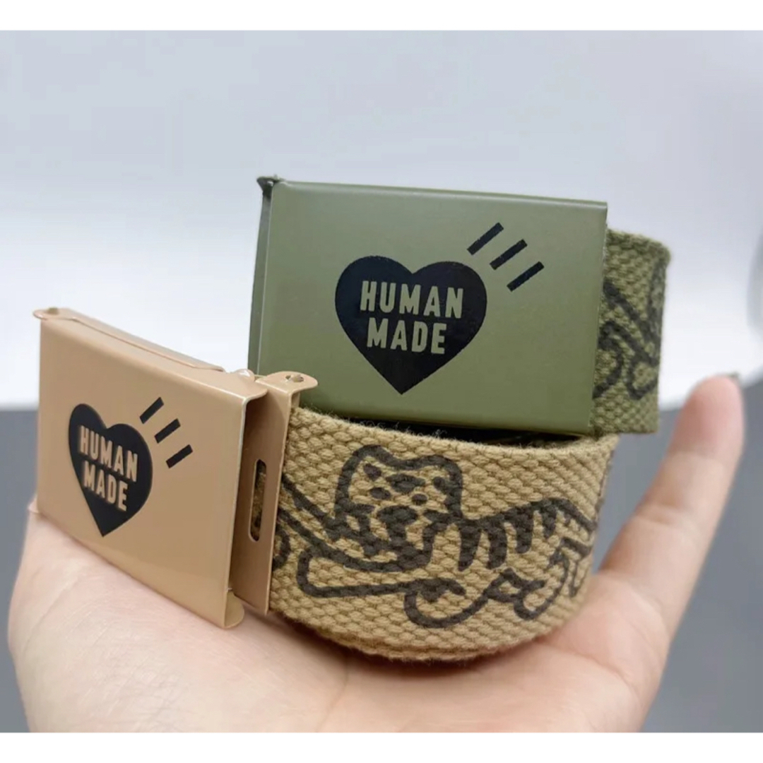 HUMAN MADE(ヒューマンメイド)の連休セール　ヒューマンメイド　カーキ　ベルト　ガチャベル　 メンズのファッション小物(ベルト)の商品写真