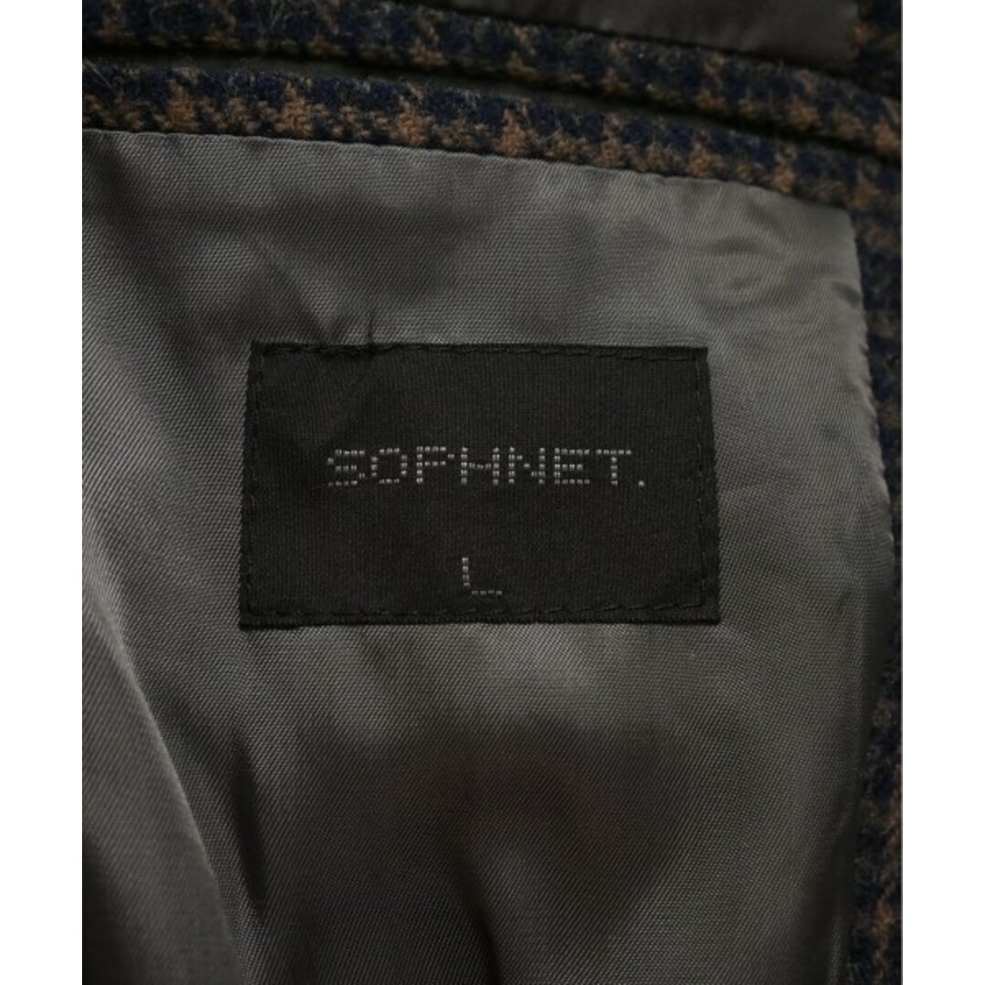 SOPHNET.(ソフネット)のSOPHNET. テーラードジャケット L 紺xベージュ系xグレー(チェック) 【古着】【中古】 メンズのジャケット/アウター(テーラードジャケット)の商品写真