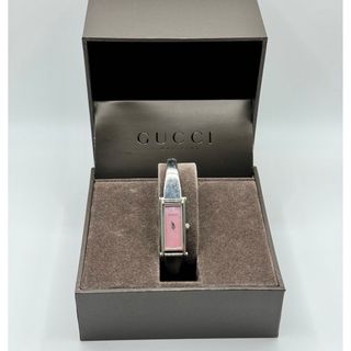 グッチ(Gucci)のGUCCI グッチ QZ 1500L ピンクシェル文字盤 レディース腕時計(腕時計)