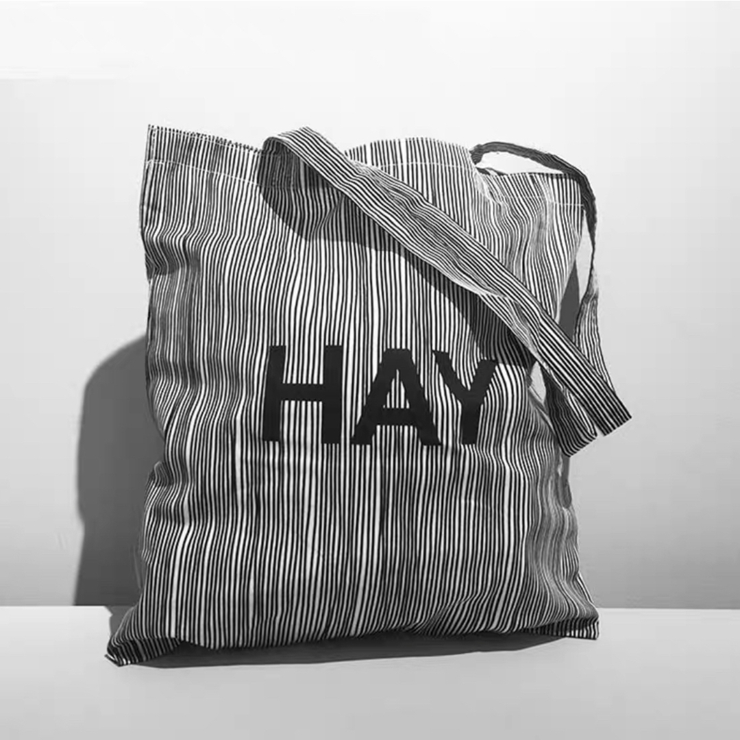 HAY　TOTE　ストライプ柄　ヘイ　トートバッグ エコバッグ　北欧 レディースのバッグ(トートバッグ)の商品写真