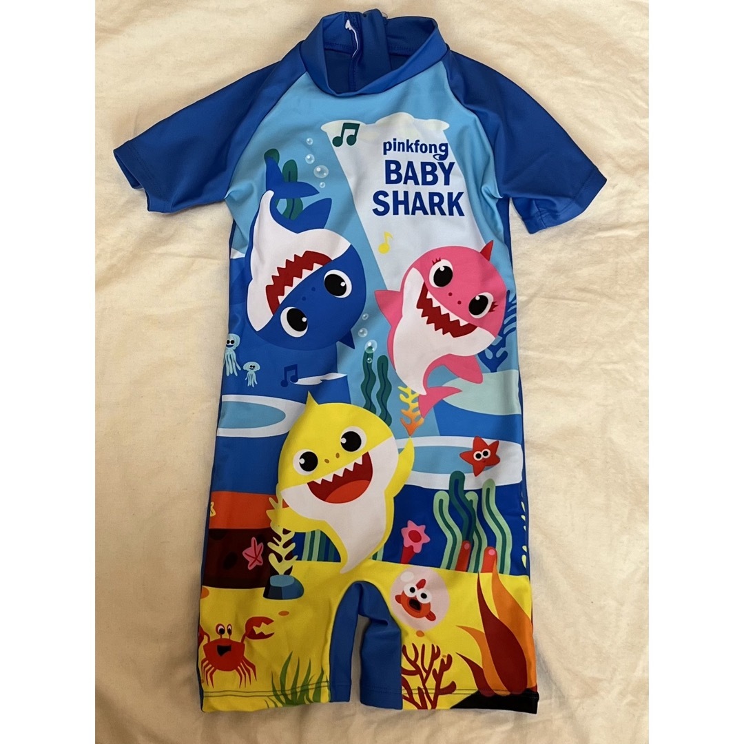 ベビーシャーク　ベイビーシャーク　水着　ラッシュガード　babyshark 90 キッズ/ベビー/マタニティのキッズ服男の子用(90cm~)(水着)の商品写真