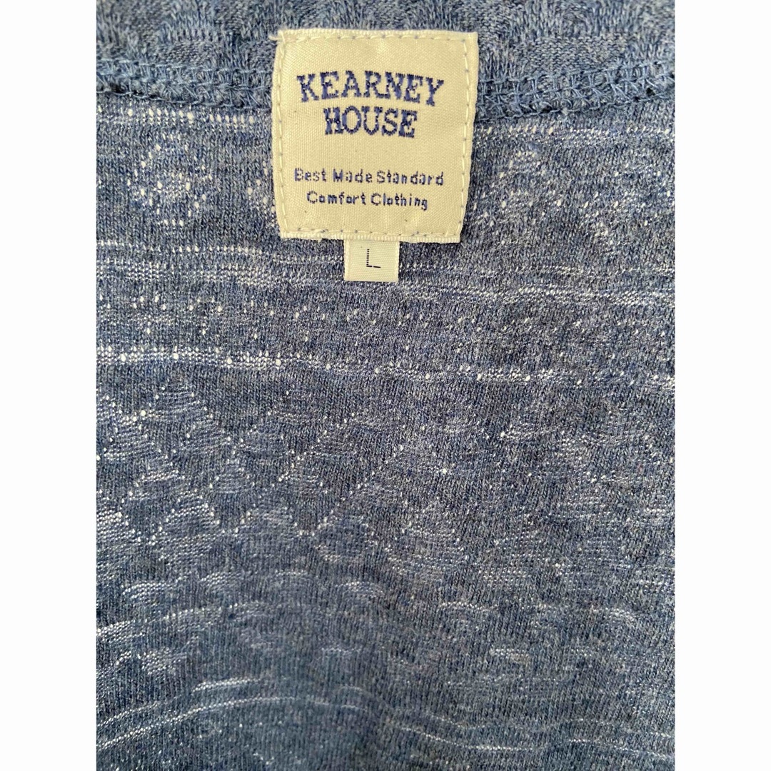 KEARNEY HOUSE　カーニーハウス　コットンベスト　Ｌ　ネイビー メンズのトップス(ベスト)の商品写真