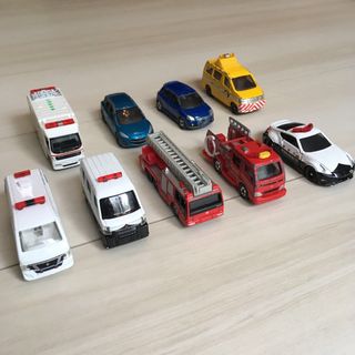 トミカシリーズ(トミカシリーズ)のトミカ　9台　セット　ハシゴ消防車　など(ミニカー)