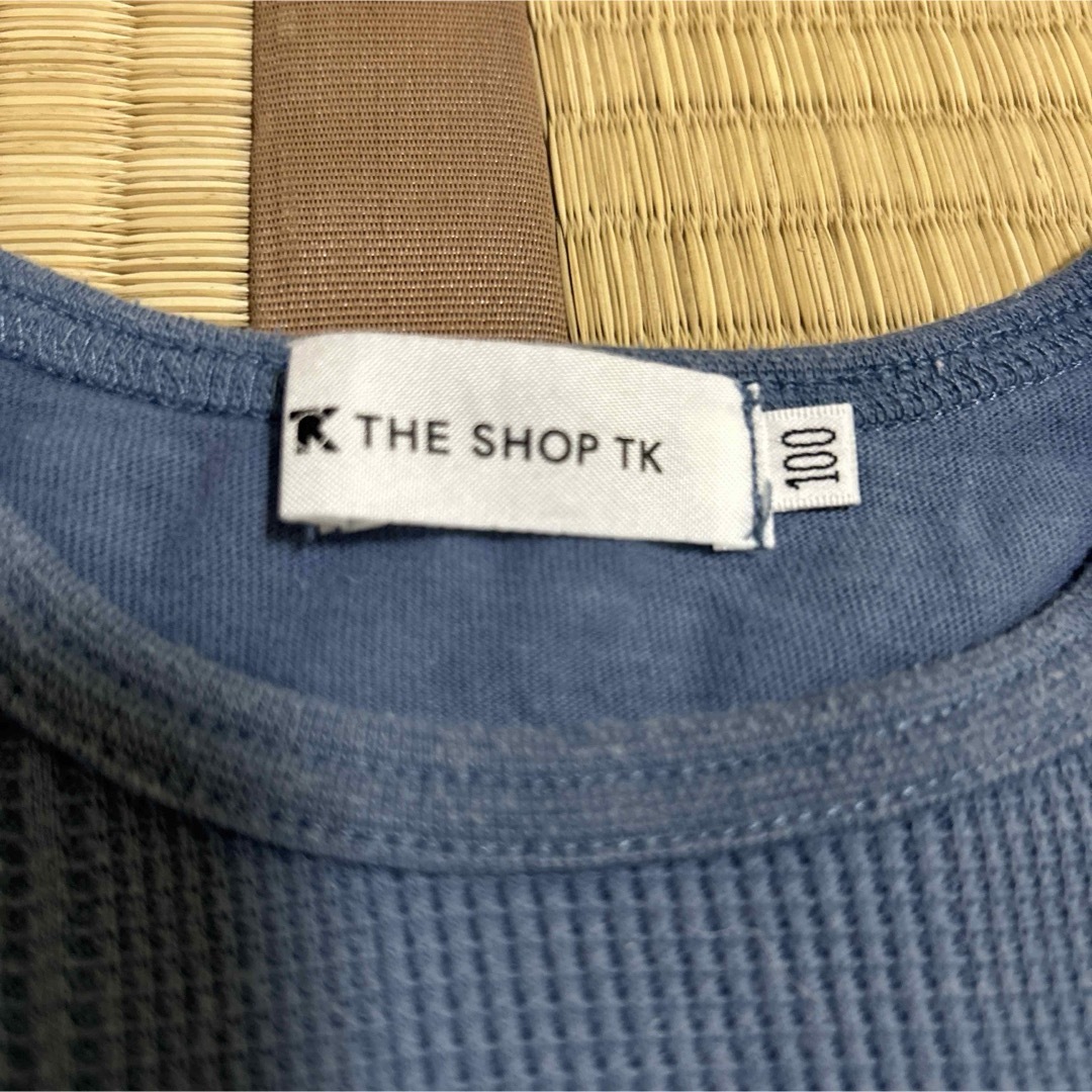 THE SHOP TK(ザショップティーケー)の【美品】半袖Tシャツ　100cm THE SHOP TK ワールド　子供服 キッズ/ベビー/マタニティのキッズ服男の子用(90cm~)(Tシャツ/カットソー)の商品写真