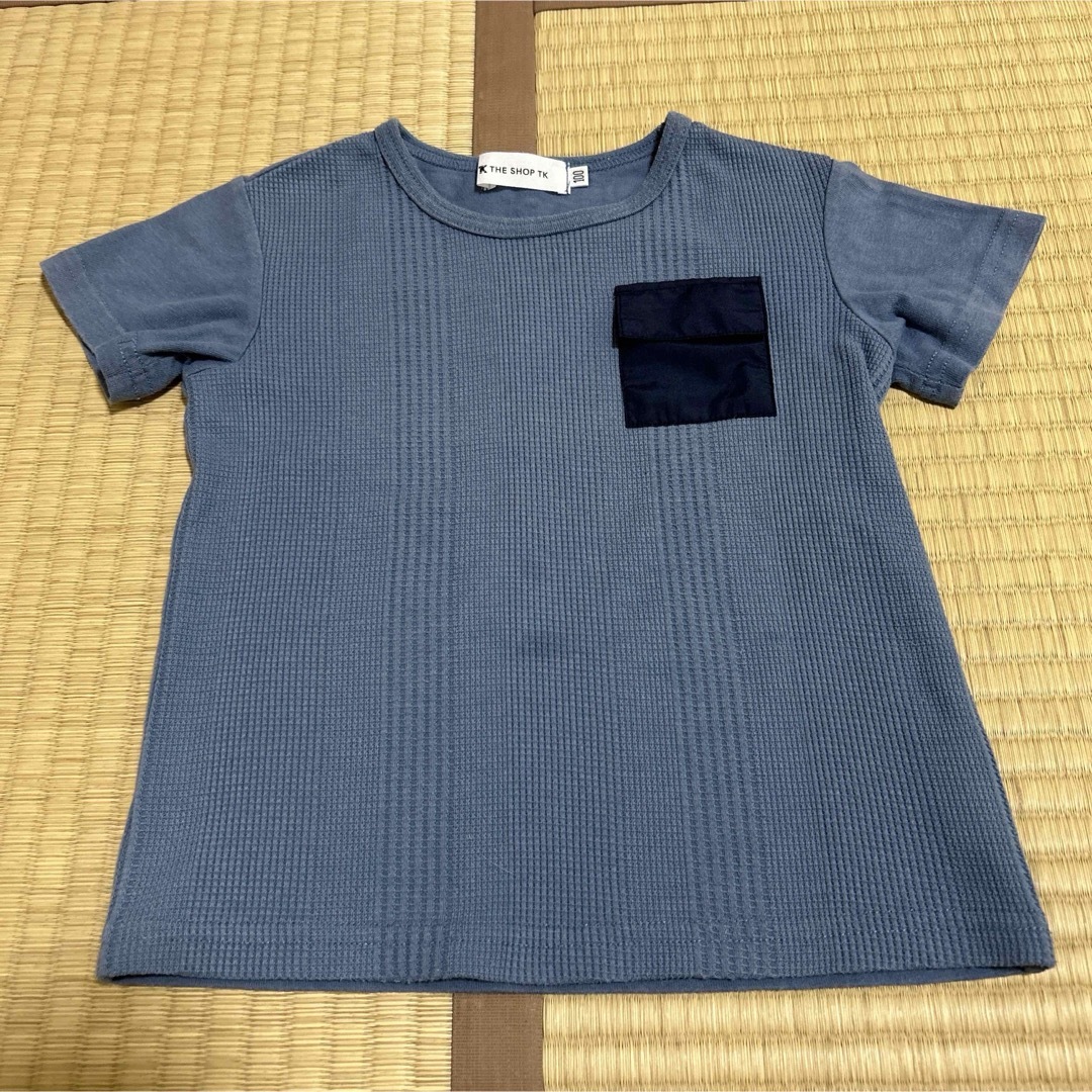 THE SHOP TK(ザショップティーケー)の【美品】半袖Tシャツ　100cm THE SHOP TK ワールド　子供服 キッズ/ベビー/マタニティのキッズ服男の子用(90cm~)(Tシャツ/カットソー)の商品写真