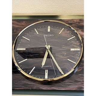 セイコー(SEIKO)のセイコーSEIKO アンティーク　昭和レトロ　ガラス　壁掛け時計(掛時計/柱時計)