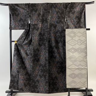 紬 身丈162cm 裄丈67cm 正絹 美品 秀品 【中古】(着物)